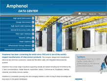 Tablet Screenshot of amphenol-datacenter.com